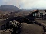 Vivienda situada en la zona de Las Manchas, en La Palma, al sur de cono principal de la erupci&oacute;n.