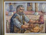 Recuperado en una casa de empeños de Lugo un cuadro del pintor Vela Zanetti robado a un empresario leonés