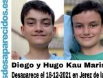 Diego y Hugo Kau Mariscal, los hermanos desaparecidos en Jerez de la Frontera.