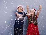 Los niños disfrutan especialmente de las fiestas Navideñas.