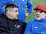 Hugo y Diego Maradona.