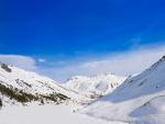 Estación de esquí de Astun en Huesca en los Pirineos España.