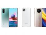 El Redmi Note 10, el Samsung Galaxy A22 5G y el POCO X3 Pro