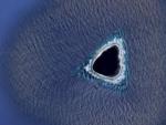 Imagen de la isla de Vostok, ubicada en el océano Pacífico y perteneciente a Kiribati.