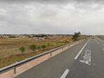 Autov&iacute;a A-3 a su paso por Villares del Saz, Cuenca.