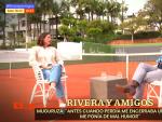 Garbiñe Muguruza habla con Fran Rivera.
