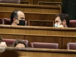 Los diputados Carlos Garc&iacute;a Adanero y Sergio Sayas en el Congreso, en una imagen de archivo.
