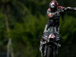 Maverick Vi&ntilde;ales, durante la pretemporada 2022 de MotoGP sobre la Aprilia RS-GP 22