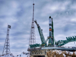 Rusia lanza el carguero Progress MS-19 rumbo a la Estaci&oacute;n Espacial Internacional, el 15 de febrero de 2022.