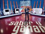 Jordi Hurtado en el 25 aniversario de 'Saber y ganar'.
