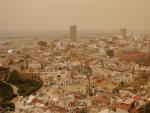 Alicante con calima este lunes.