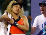 Naomi Osaka y Andy Murray