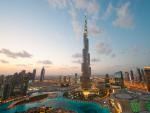 Vista de Dub&aacute;i, con el edificio m&aacute;s alto del mundo, el Burj Khalifa (828 metros).