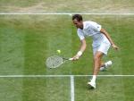 El tenista ruso Daniil Medvedev, en Wimbledon