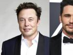 Elon Musk y James Franco.