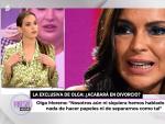 Gloria Camila reacciona a la entrevista de Olga Moreno.