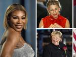 Serena Williams, Yolanda D&iacute;az, Oprah Winfrey, Angela Merkel y Kamala Harris.