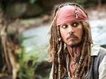 Johnny Depp como Jack Sparrow en la franquicia 'Piratas del Caribe'