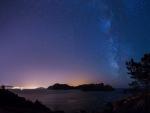 Cielo estrellado en las Islas C&iacute;es.
