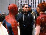 Sam Raimi en el rodaje de 'Spider-Man'