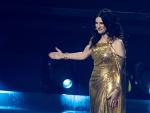 Laura Pausini, en la final de Eurovisi&oacute;n.
