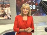 Mar&iacute;a Rey, presentadora de '120 minutos', en Telemadrid.