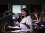 La vicesecretaria general del PSOE, Adriana Lastra, interviene durante una sesi&oacute;n plenaria en el Congreso de los Diputados, a 7 de junio de 2022, en Madrid (Espa&ntilde;a).