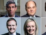 Seis posibles candidatos para suceder a Johnson en Downing Street.
