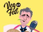 Cartel del festival vegano VegFest, que llenar&aacute; las salas de la Antigua F&aacute;brica Estrella Damm