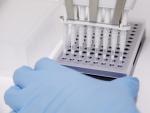 Una t&eacute;cnico de laboratorio prepara una PCR para el an&aacute;lisis de la viruela del mono.