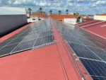 Comunidad solar instalada en Villanueva de la Serena.