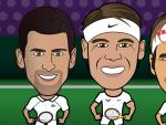 Vi&ntilde;etas de Djokovic, Nadal y Federer