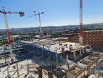 Imagen de las obras de construcci&oacute;n del nuevo edificio del hospital 12 de Octubre de Madrid.