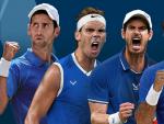 Djokovic, Nadal, Murray y Federer, el equipo europeo de la Laver Cup