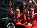 Felipe Massa y Fernando Alonso, durante su &eacute;poca juntos en Ferrari
