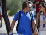 Fernando Alonso y su pareja, la periodista Andrea Schlager