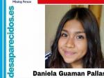Daniela Guaman, desaparecida