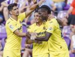El Villarreal celebra un gol en Liga.
