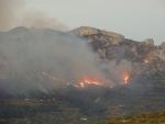 El incendio forestal declarado en Vall d'Ebo (Alicante) ha calcinado m&aacute;s de 13.000 hect&aacute;reas.