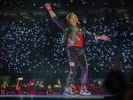 El cantante Chris Martin, de Coldplay, durante un concierto de la 'Music Of The Spheres World Tour'.