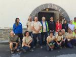 El taller de empleo de Canfranc (Huesca) avanza en el ajardinamiento de la estaci&oacute;n y da trabajo a 12 desempleados