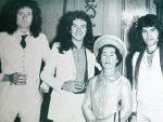 Jeannette Charles con Queen (1974)