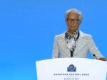 Lagarde explica la subida de tipos de inter&eacute;s del BCE