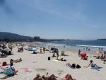 Desacosejan el ba&ntilde;o en el tramo central de la playa de Samil (Vigo) al detectarse niveles elevados de bacterias