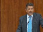 El portavoz del PP en la Asamblea, Pedro Mu&ntilde;oz Abrines, en el Debate del Estado de la Regi&oacute;n.