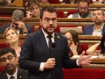 El presidente de la Generalitat, Pere Aragon&egrave;s, en el Debate de Pol&iacute;tica General.