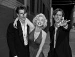 Los Dioscuros Cass Chaplin y Eddy G junto a Marilyn Monroe