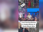 Canciones de los 'Backstreet Boys', de Britney Spears... As&iacute; fue la actuaci&oacute;n sorpresa de Ed Sheeran en Ibiza