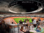 Simulaci&oacute;n del proyecto del nuevo estadio del Valencia CF.