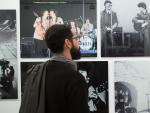 Fotografías de The Beatles en una exposición en el centro cultural La Térmica, en Málaga, en 2017.